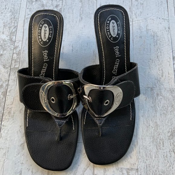 scholl thong sandals